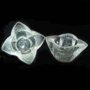 Pair of Indiana Glass Company Candle Holders